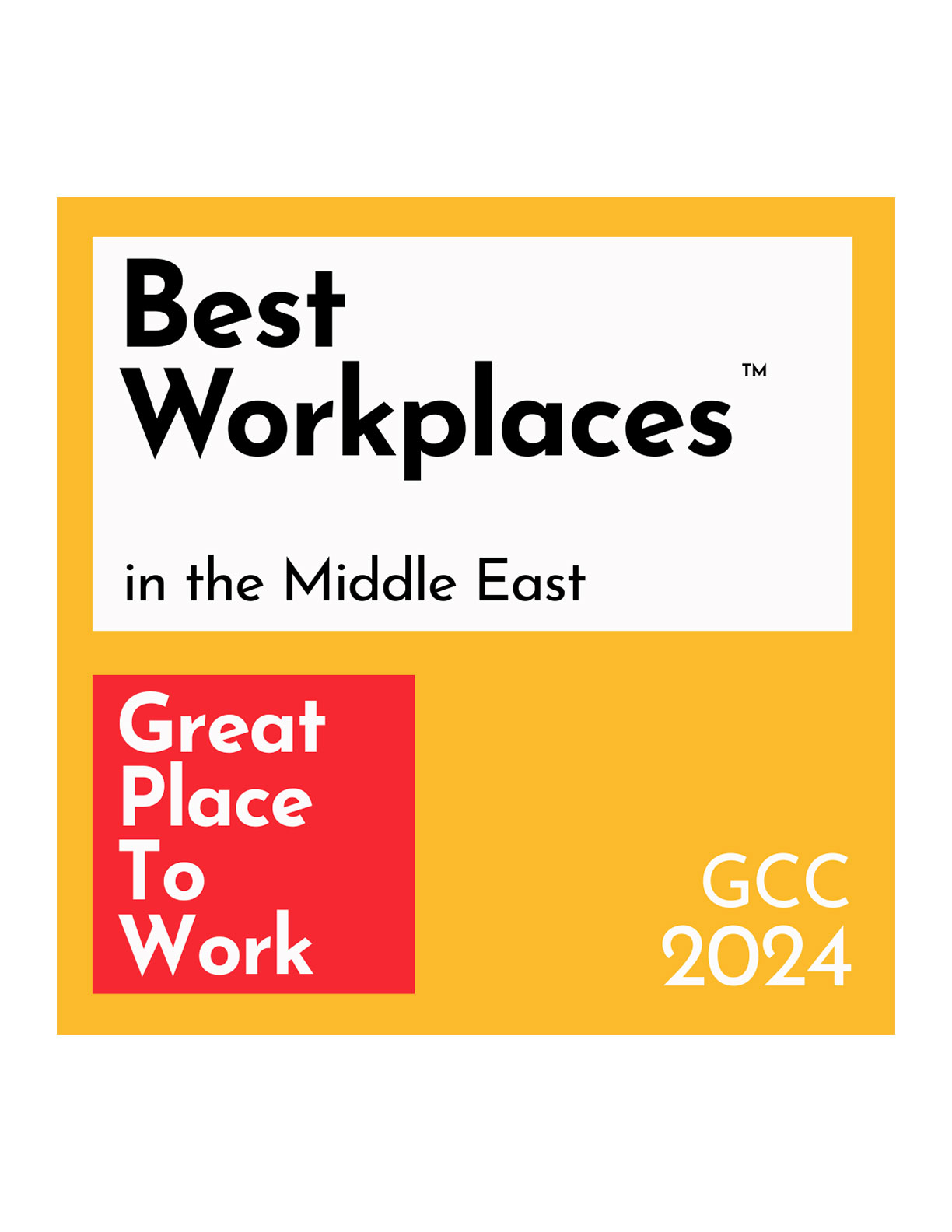 Great Place to Work Middle East Rank #25 Best Workplaces in the Middle East 2024 Medium Category