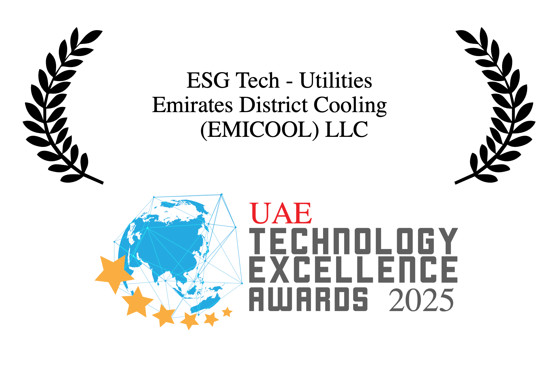 Charlton Media - UAE Technology Excellence Awards 2025  - ESG Tech Utilities