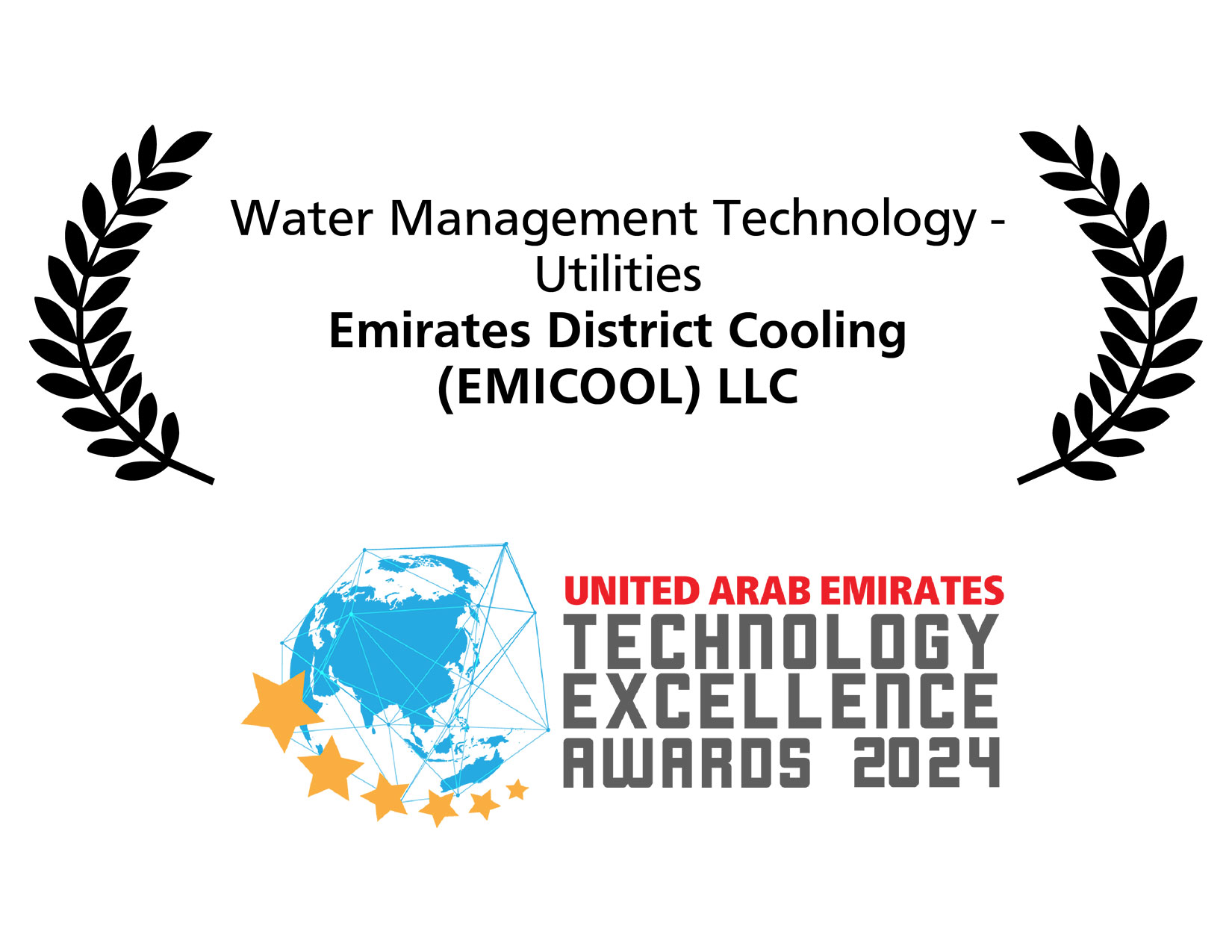 Middle East Technology Excellence Awards 2024 for groundbreaking leak detection system/ "Water Management Technology - Utilities"